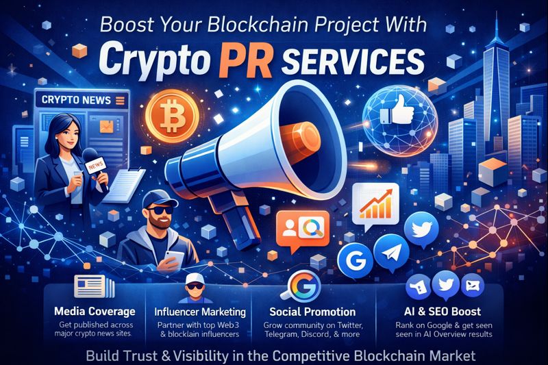 Boost Your Crypto Project With the Best Crypto PR Services (2026 Guide)